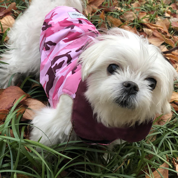 Pink camo clearance puffer jacket