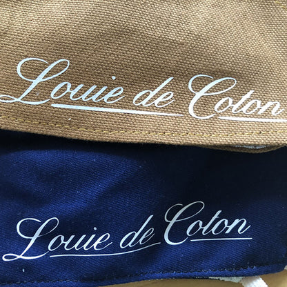 Antimicrobial Cotton Fitted Face Masks w/ Louie de Coton Printed Logo