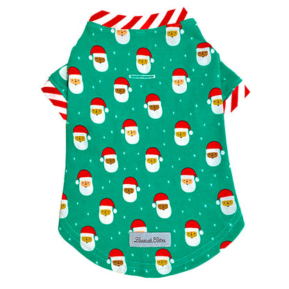 Handmade Cotton Shirts - Happy Santa