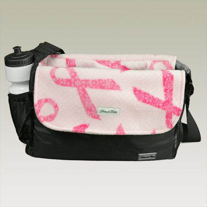small dog carrier bag liner blanket hope for cure ribbon