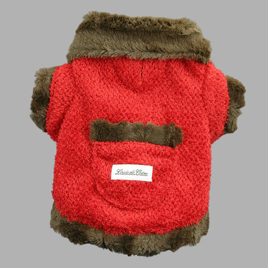 Furry Valentino Calming Fleece Jacket - Coco