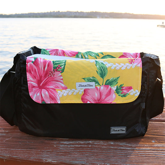 Cooling Pooch Bag Liner - Yellow Hibiscus